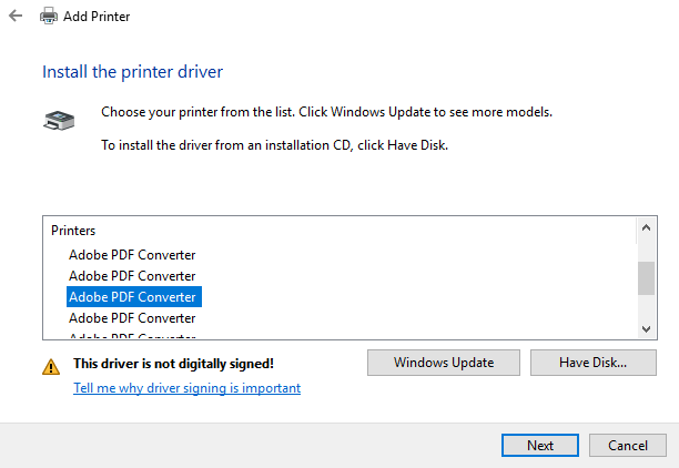 How to install pdf printer windows 7